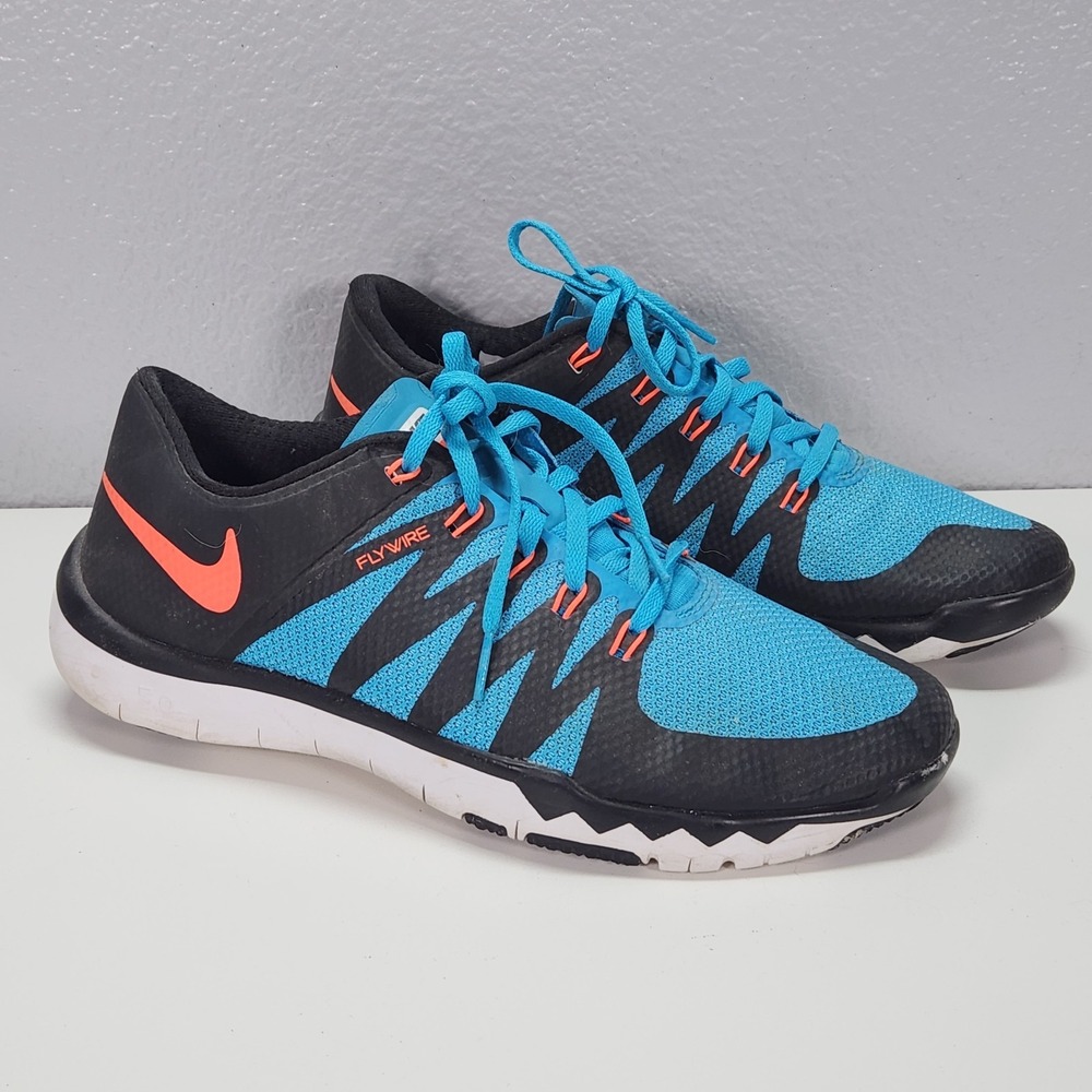 Nike Free 5.0 TR Shoes Mens Size 9 Blue Black Training Sneakers 719922-084